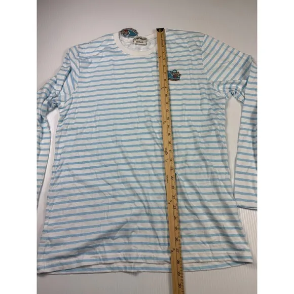 Pusheen Striped Long Sleeve Tee Shirt Sailor Cat Graphic Top‎ M/M - Image 5