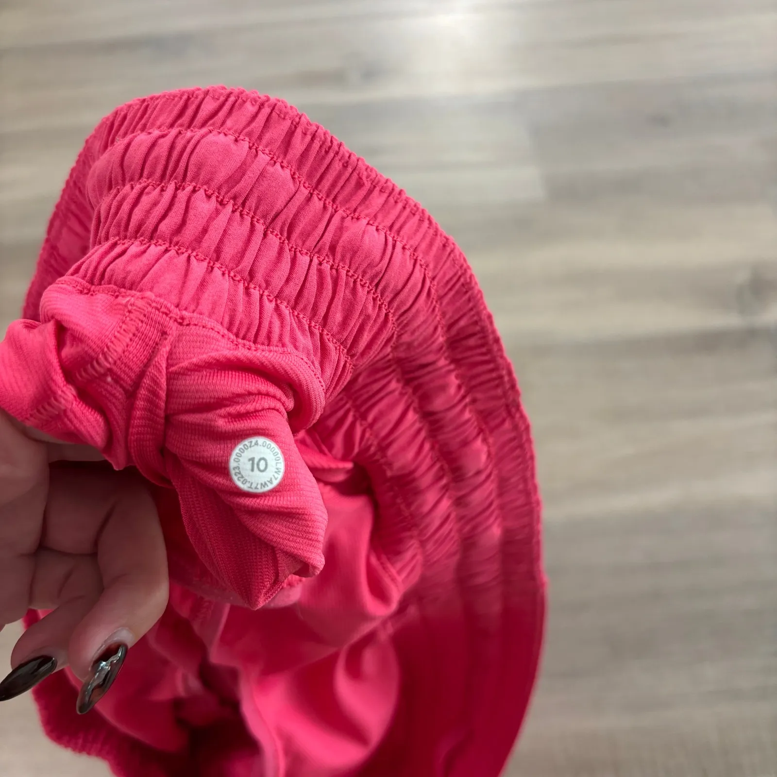 Lululemon Hotty Hot High-Rise Lined Short 4" Lip Gloss Pink Women Size 10 - Image 2