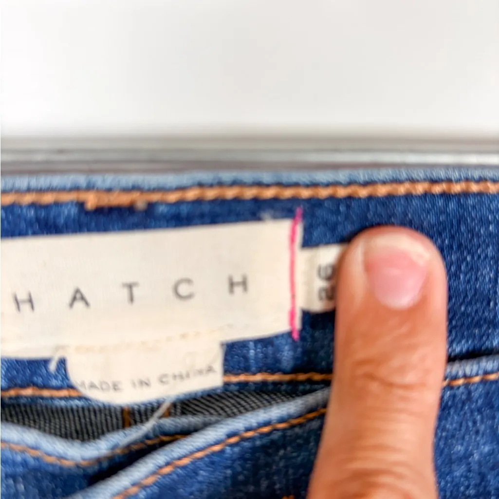 Hatch Maternity Under the Bump Slim Skinny Jeans Size 26 MSRP $198 Blue - Image 8