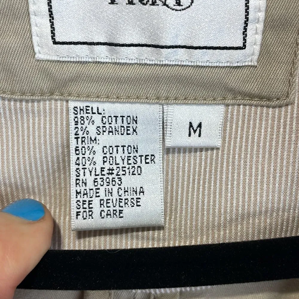 Tria Jacket Long Sleeve Button up Size M - Image 5