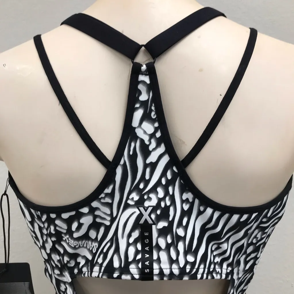 Savage X Fenty Black and White Women's Swimsuit. NWT Size 1X - Image 6