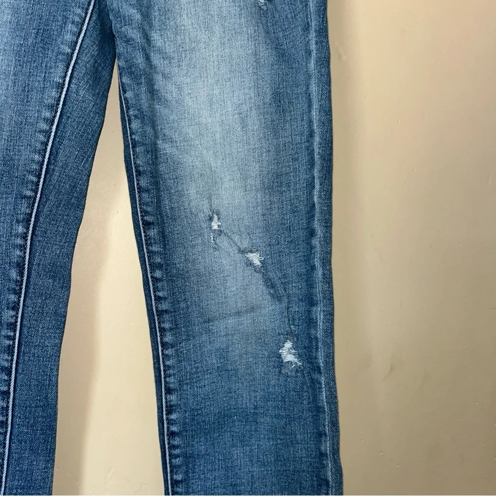 Willow + Root Women's Blue Distressed Jeans The Everyday Jean Sz 23 - Image 3