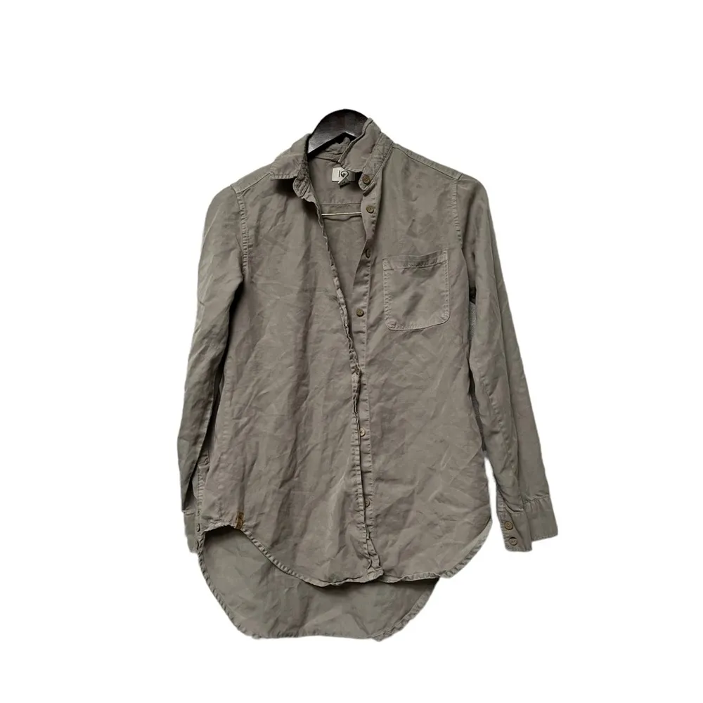 Ten Tree Button Down Gray Top Shirt - Image 6