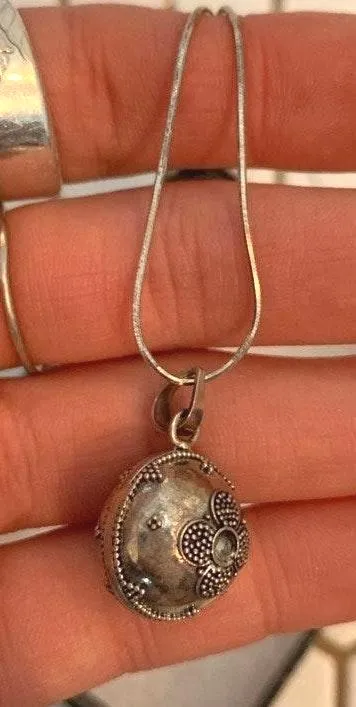 Beautiful Silver Bell Necklace - Image 2