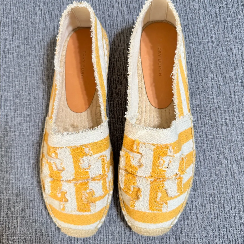 Tory Burch Women’s Fray Stripe Espadrille Flats - Image 4