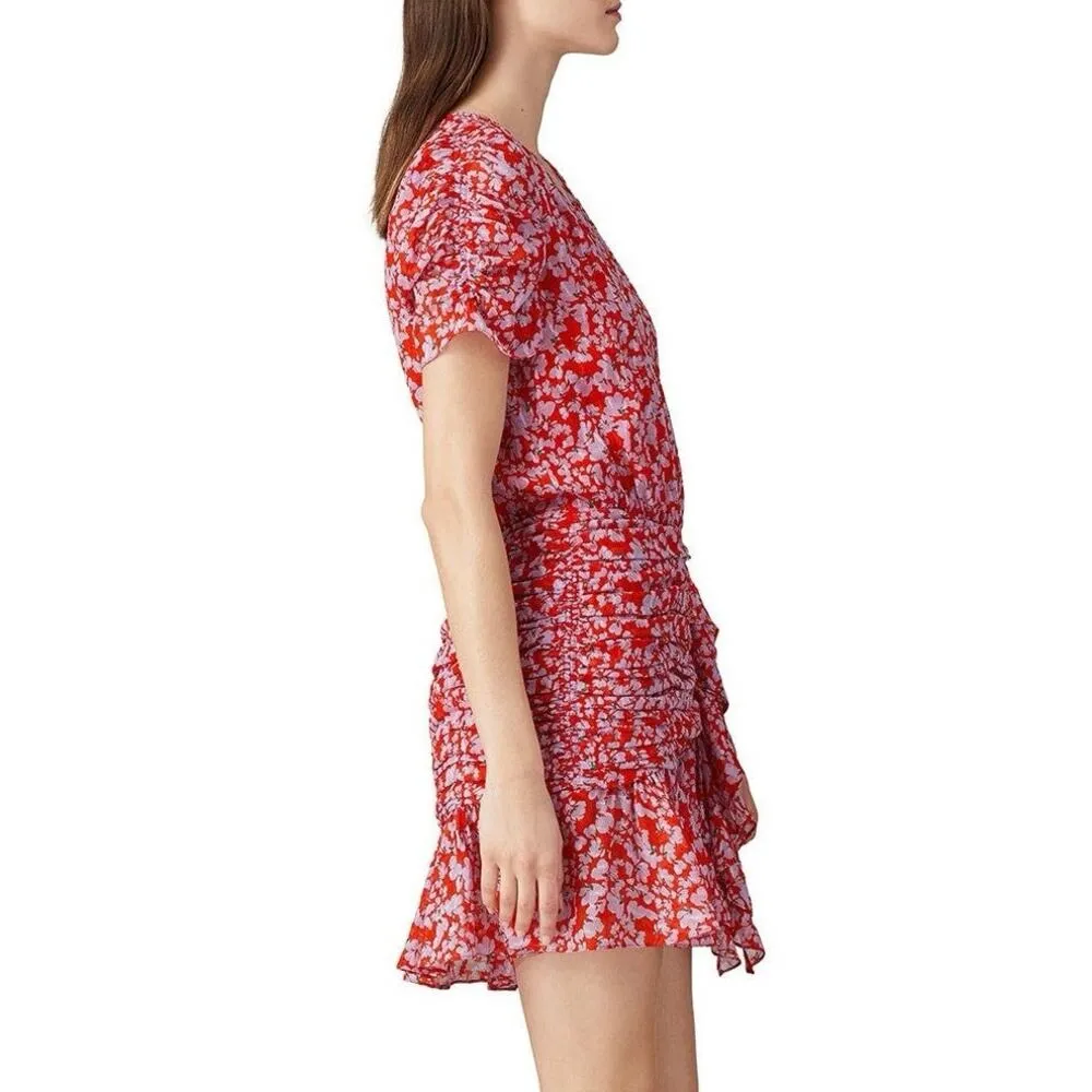 Tanya Taylor Printed Zora Silk Dress Size 8 MSRP $495 - Image 2