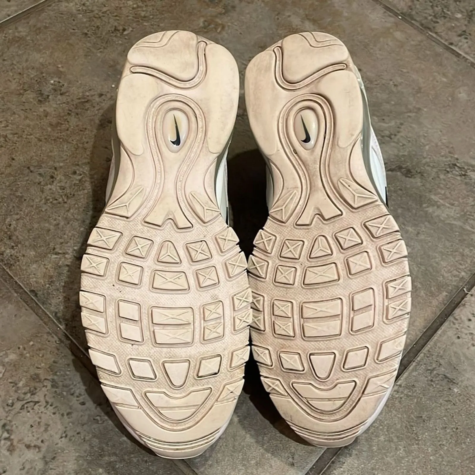 Nike Air Max 97 Pink Leather Sneaker Shoe Womens Size 9.5 921733-603 - Image 7