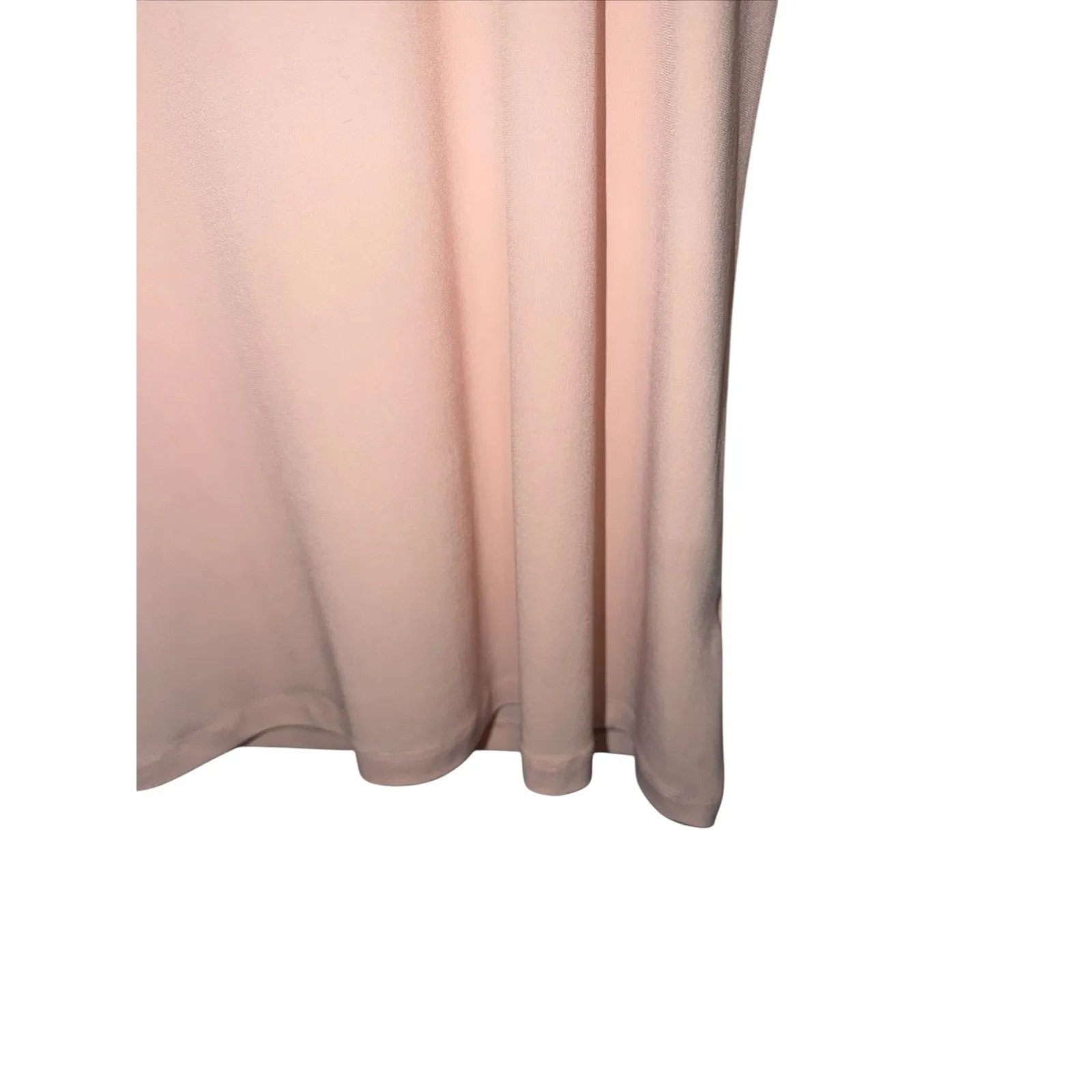 Bagley Mischa Pink Feather Tulle Sleeve Scoop Neck Top Women's Plus Size Size XL - Image 4