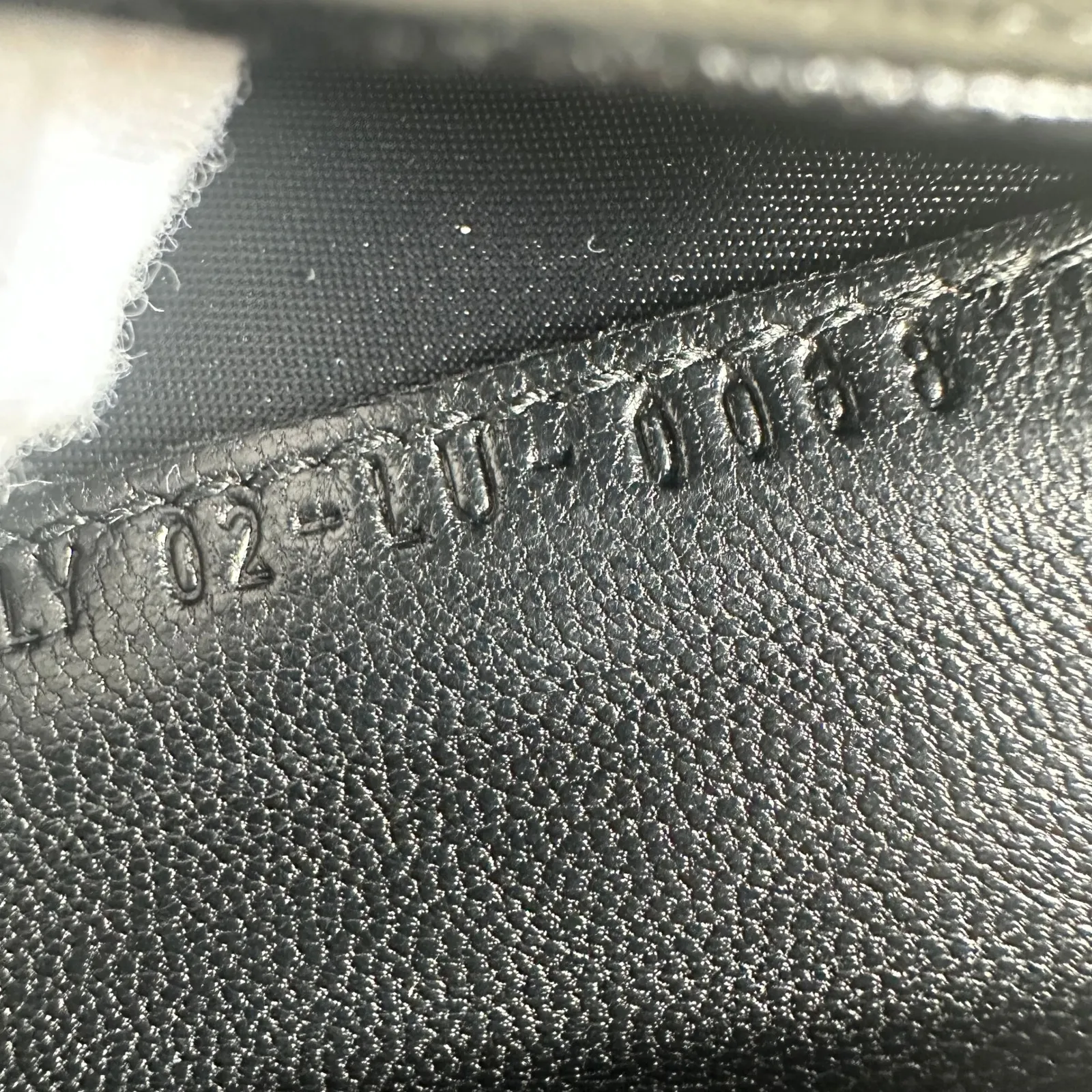 Christian Dior Black Woven Leather Wallet Wristlet Chain Strap Authentic Vintage - Image 5