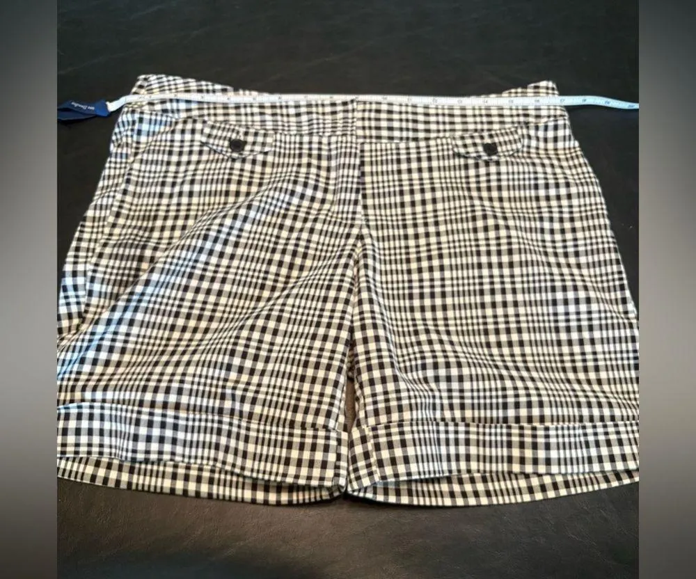 The Limited Black and White Checkered Women's Shorts size 10 - Image 5