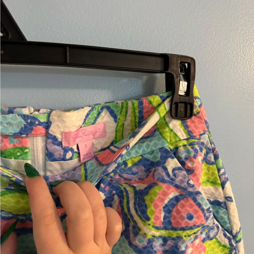 Lily Pulitzer fun patterned mini skirt size US 2 - Image 3