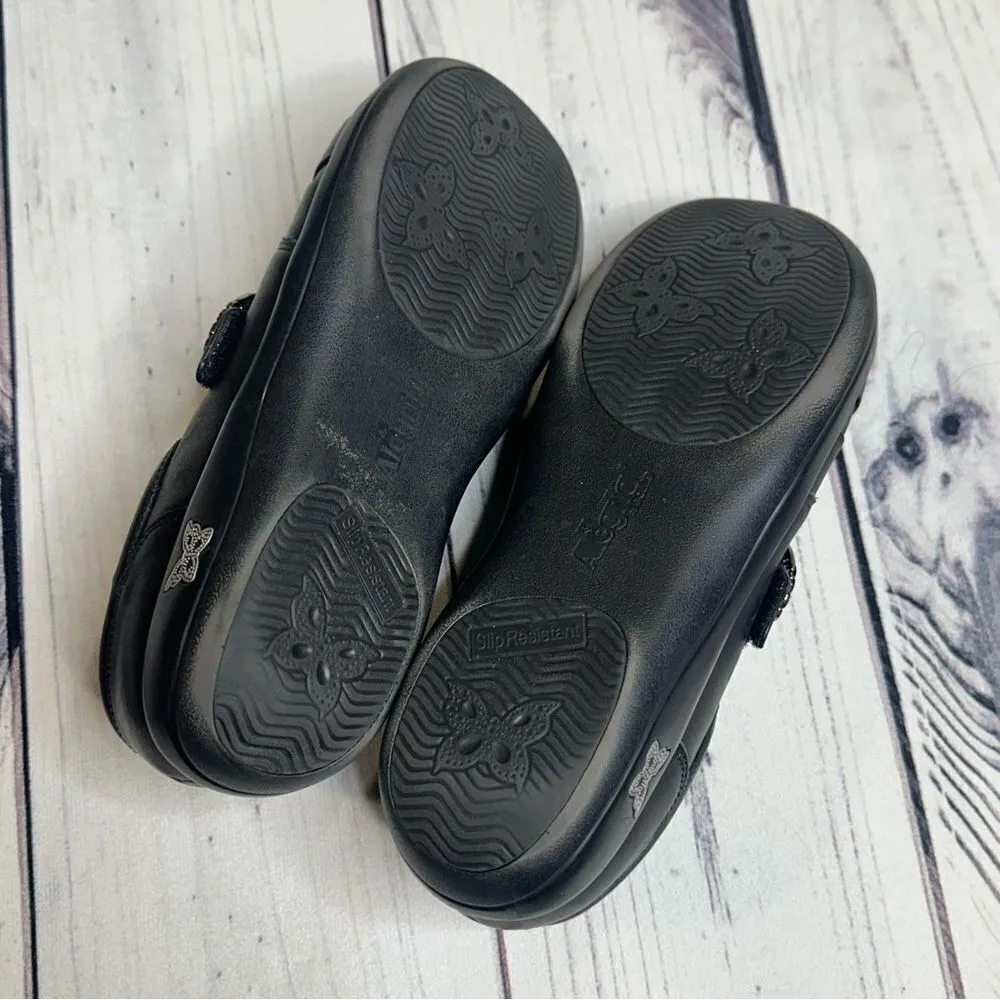 Alegria Khloe KHL-601 Black Leather Comfort Nurse Clog Sz 42 EU (11.5/12 US) - Image 4