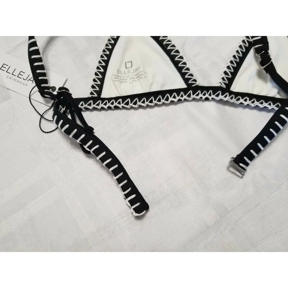 Ellejay MARA Stitched Triangle Tropical Fruit Bikini Top Size XS - Image 4