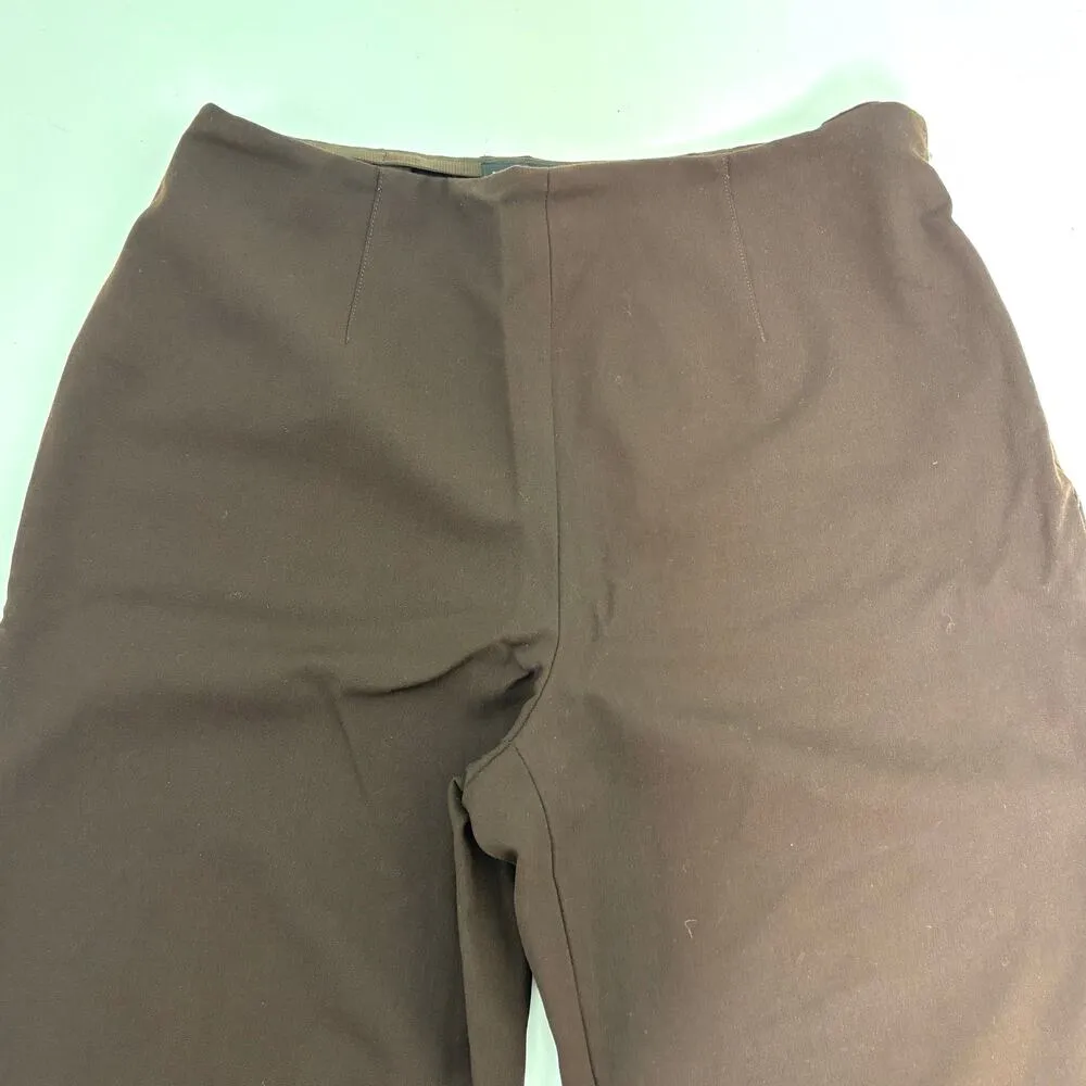 Ralph Lauren Vintage Black Label Wool Wide Leg Trouser Dark Brown 6 - Image 4