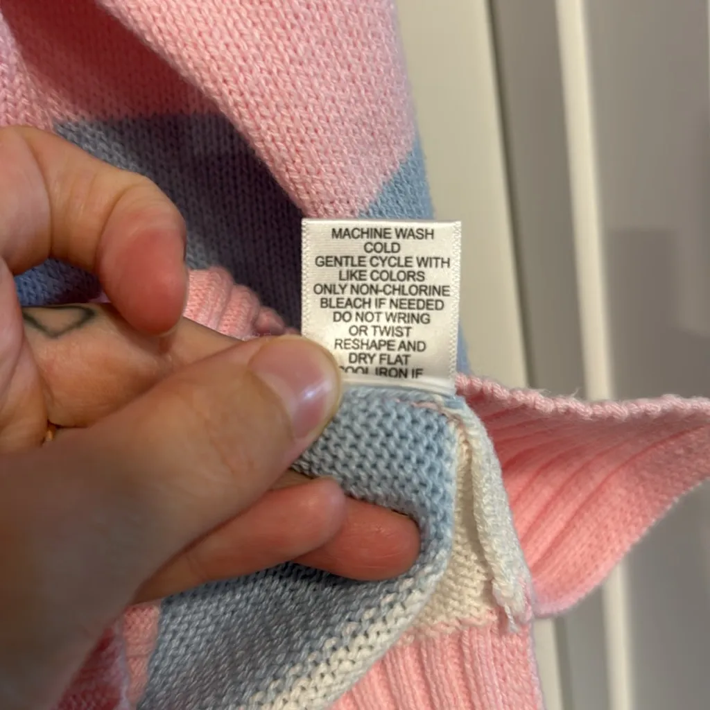 NWT Sincerely Jules‎ Pastel SKI Crew Neck Sweater - Image 5