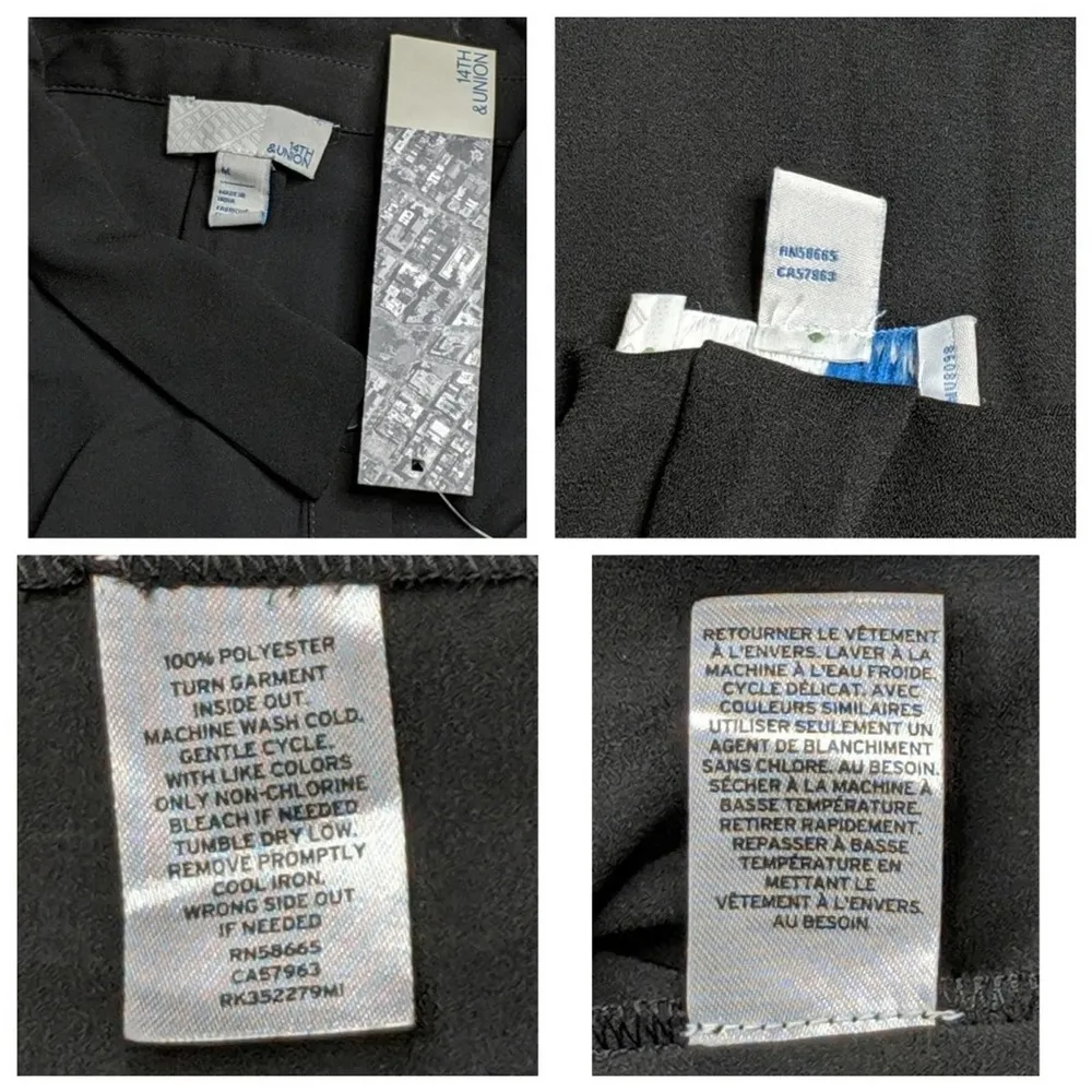 14th & Union L/S Cold Shoulder Shirt - Sz M - NWT - Image 8