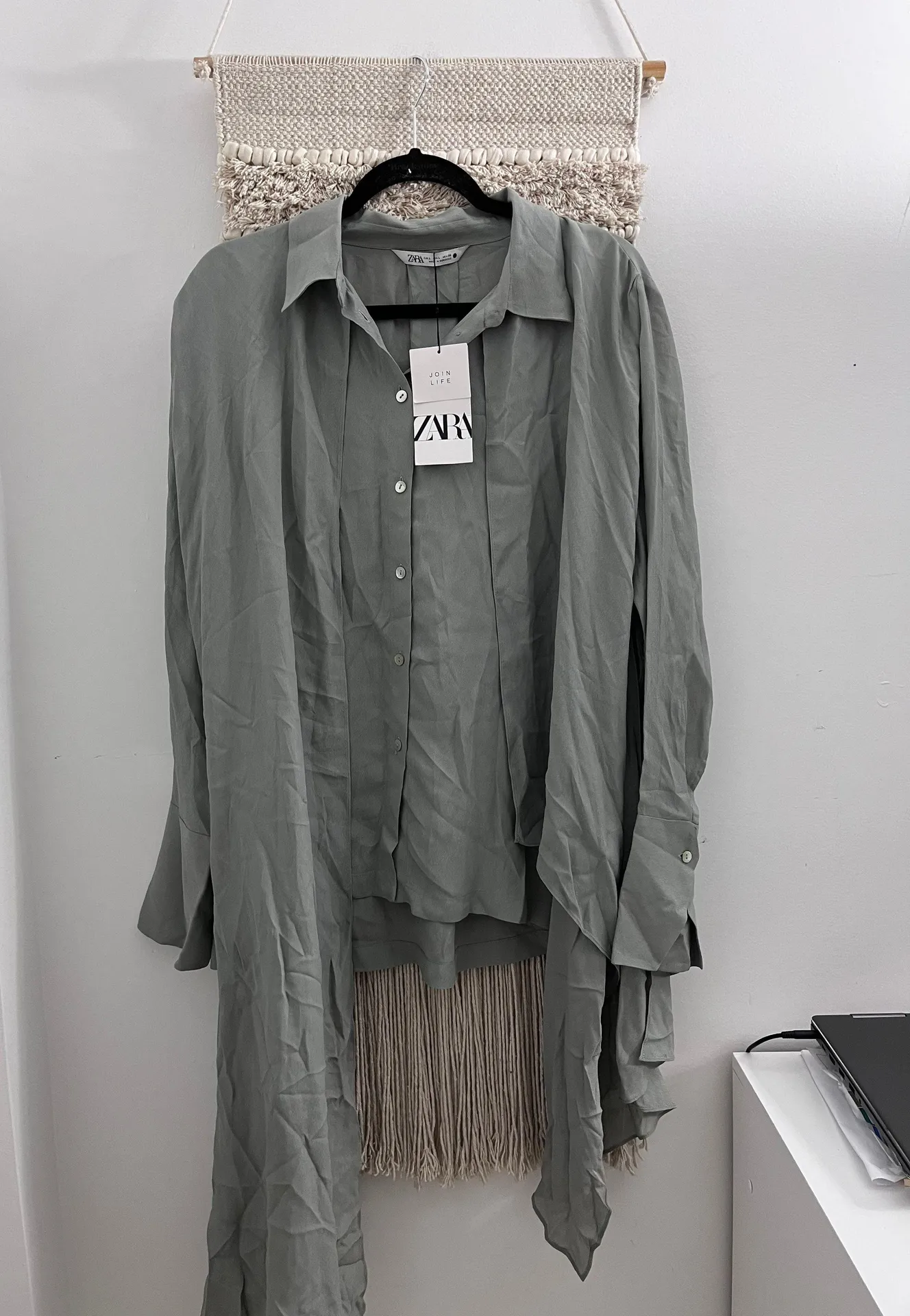 Collar Button Down Blouse - Image 4