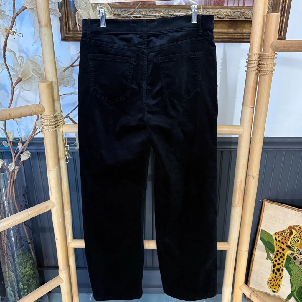 NWT J Jill Black Stretch Corduroy Straight Leg Pants Size 10 💛🍄 - Image 5