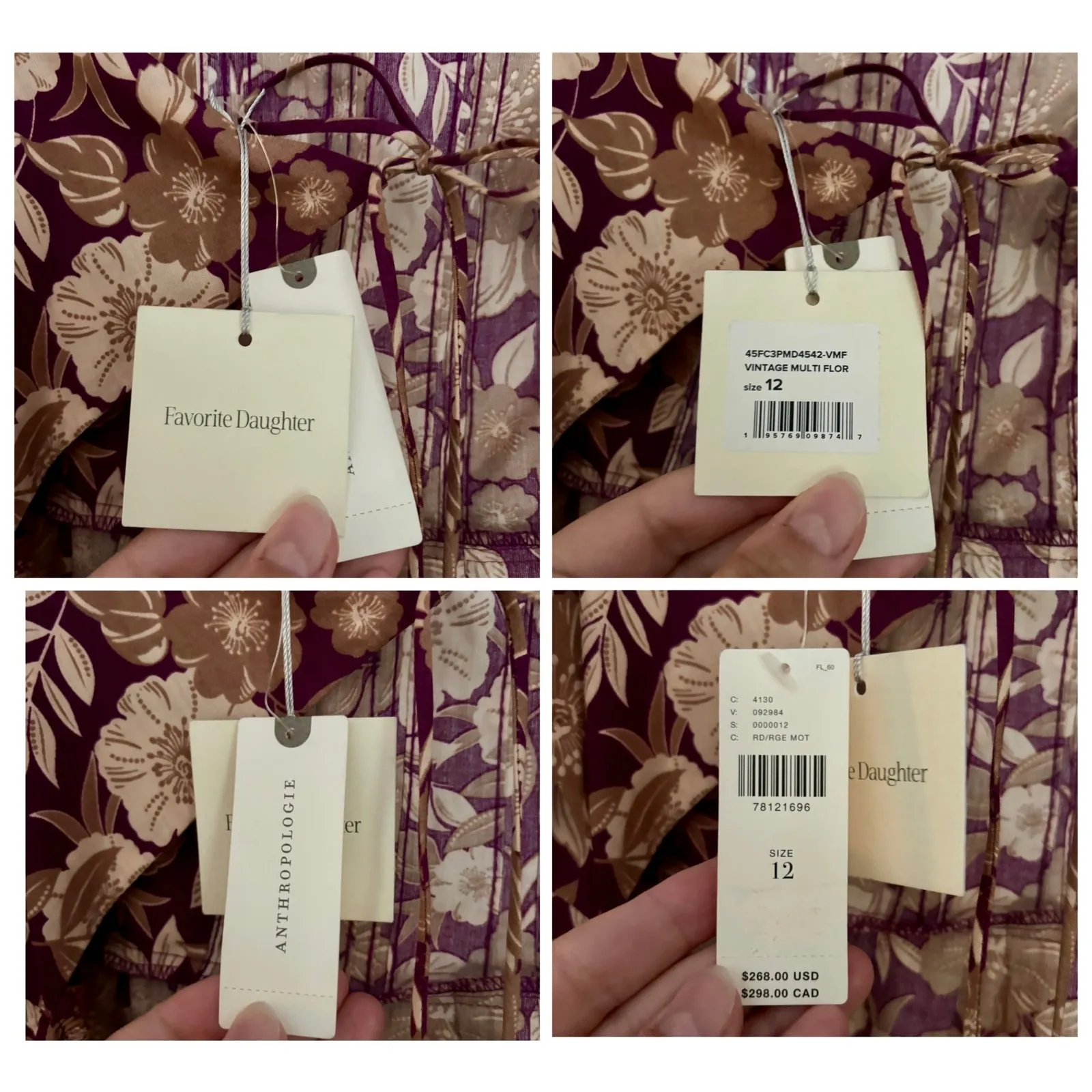 Anthropologie Favorite Daughter The Mirka Dress | Organic Cotton | 12 | NWT - Image 7