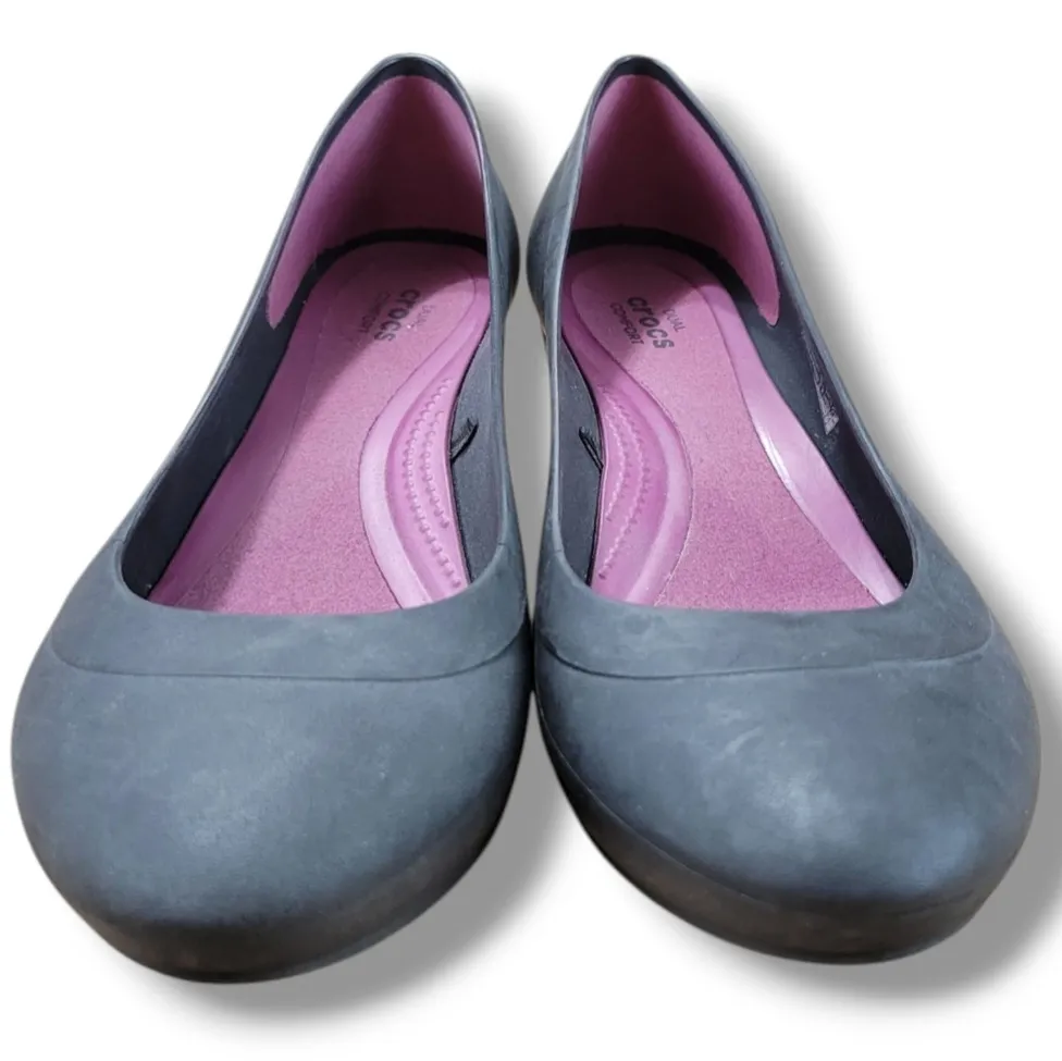 Crocs Shoes Size 7 US Women's Crocs Lina Wedge Pumps Dual Comfort Slip On Wedges Women's Shoes - Image 2