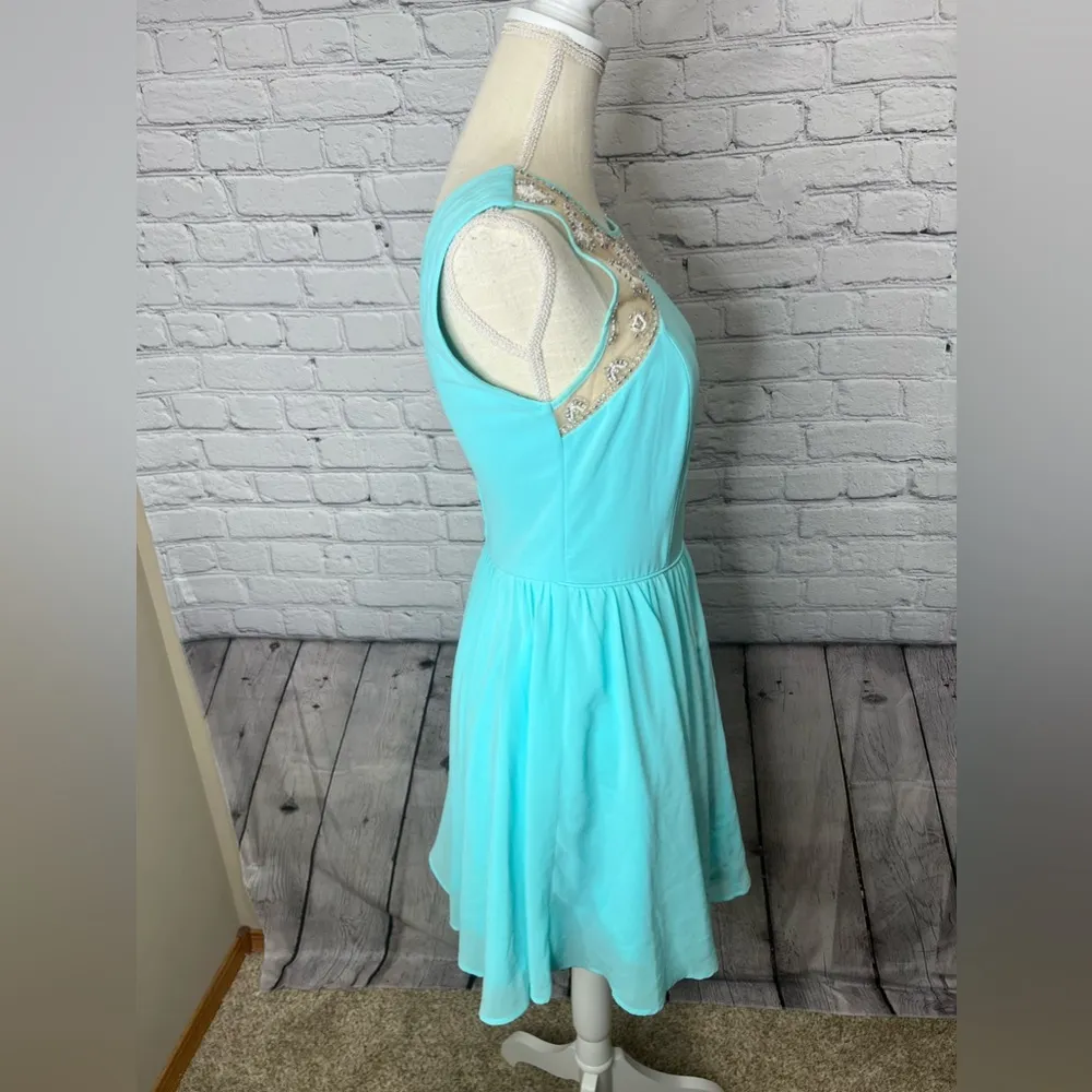 City studio teal party dress size 5 Blue - Image 4