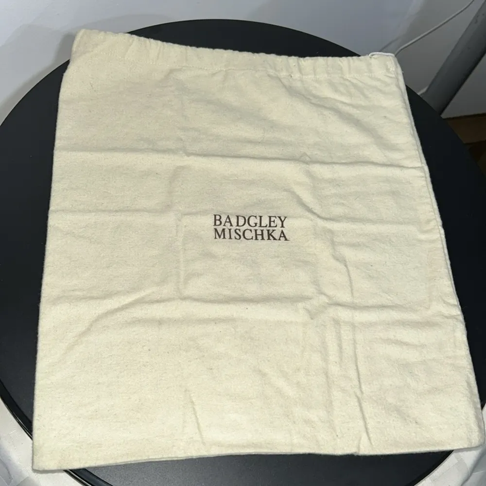 Badgley Mischka purse with dust cover - Image 6