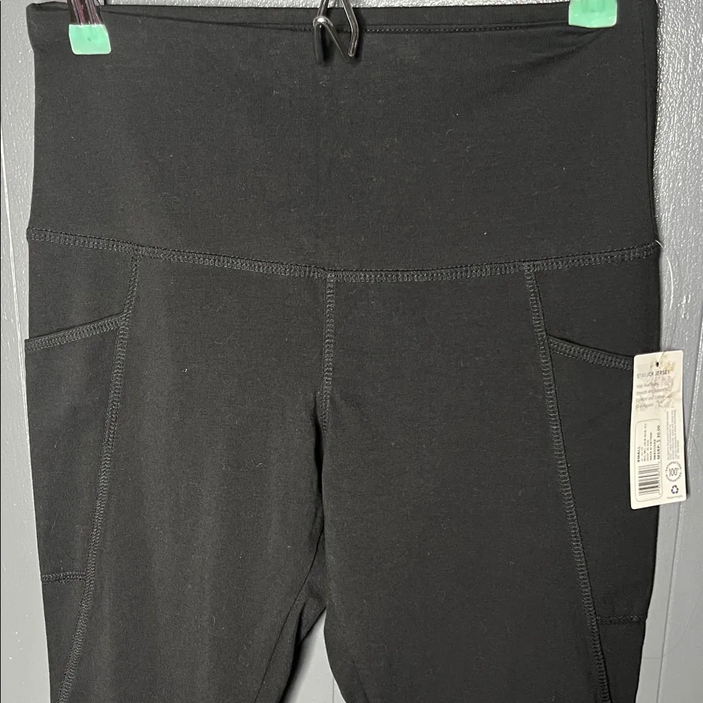 Jockey Black Stretch Jersey Leggings size small‎ - Image 3