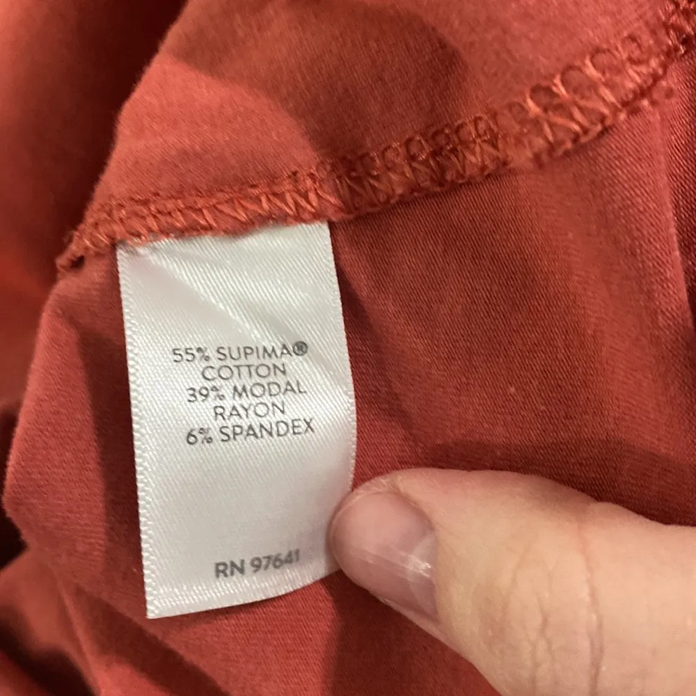 J Jill salmon orange luxe supima forward seam tunic size S - Image 10