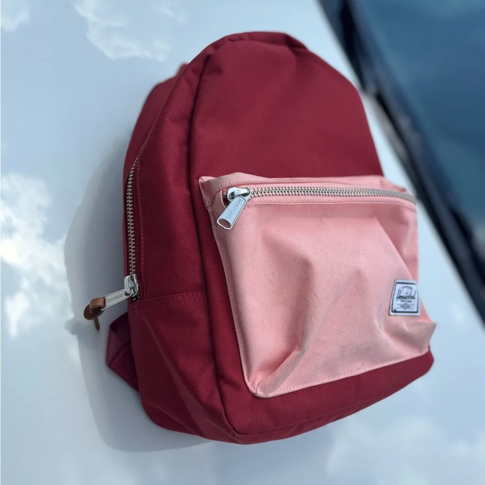 Herschel Red and Pink Backpack mini - Image 2