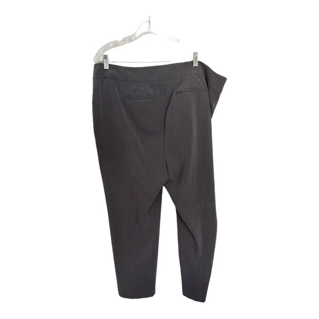 The Limited The Lexie Gray Trousers Work Pants Size 18W Button Closure Office - Image 4