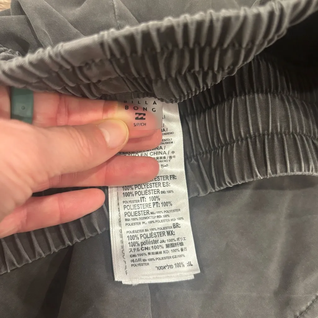 Billabong Sol Searcher New Volley Swim Shorts Black Pebble Women’s Small - Image 4