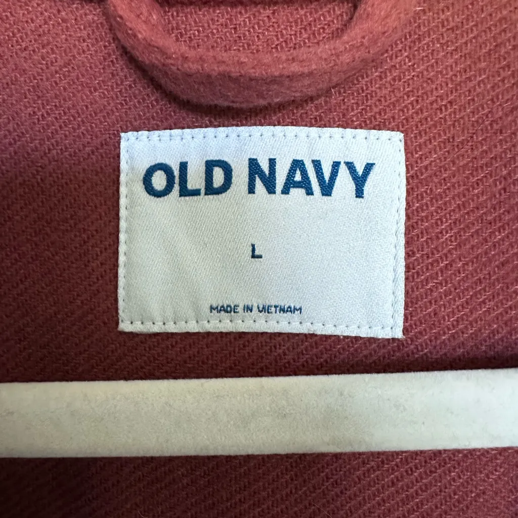 Old Navy Women’s Soft-Brushed Utility Shacket - Rust Red - Image 4