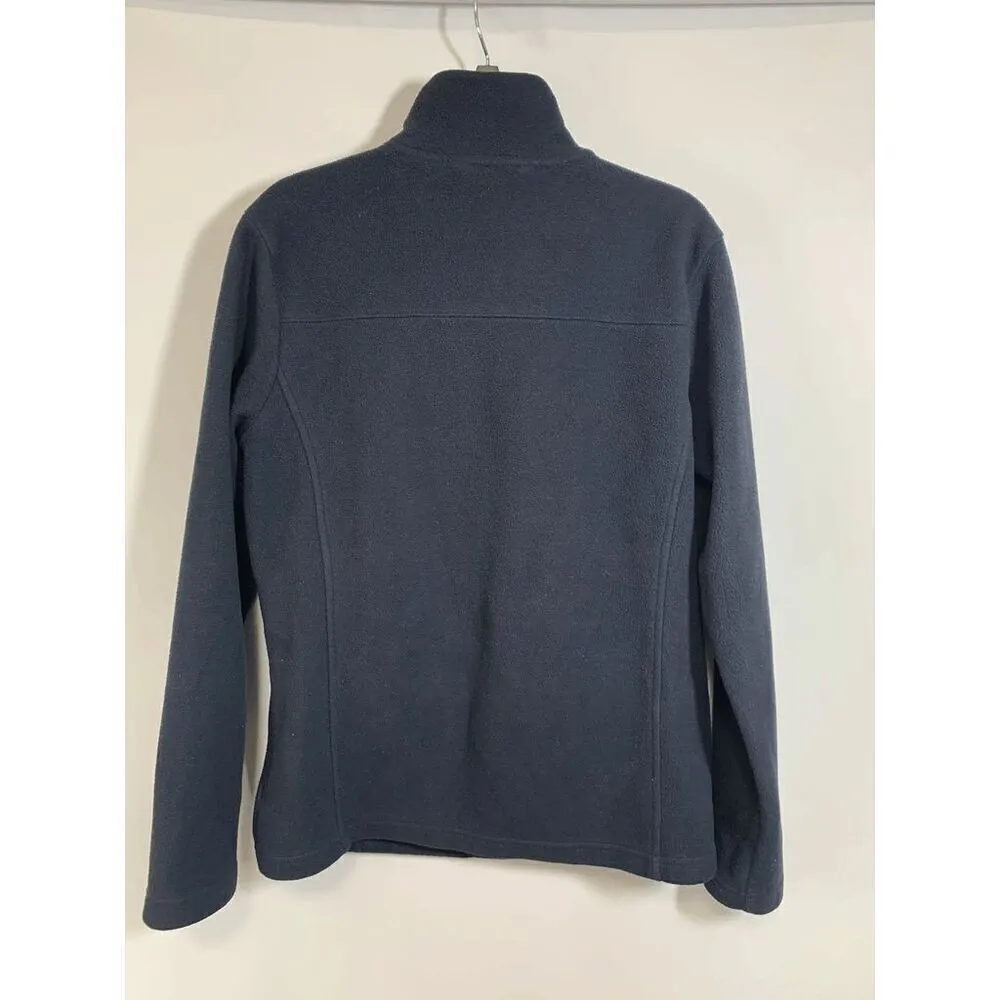 345 Brooks Brothers Women’s Sweatshirts Quarter Zip Turtleneck Navy Blue Medium - Image 5