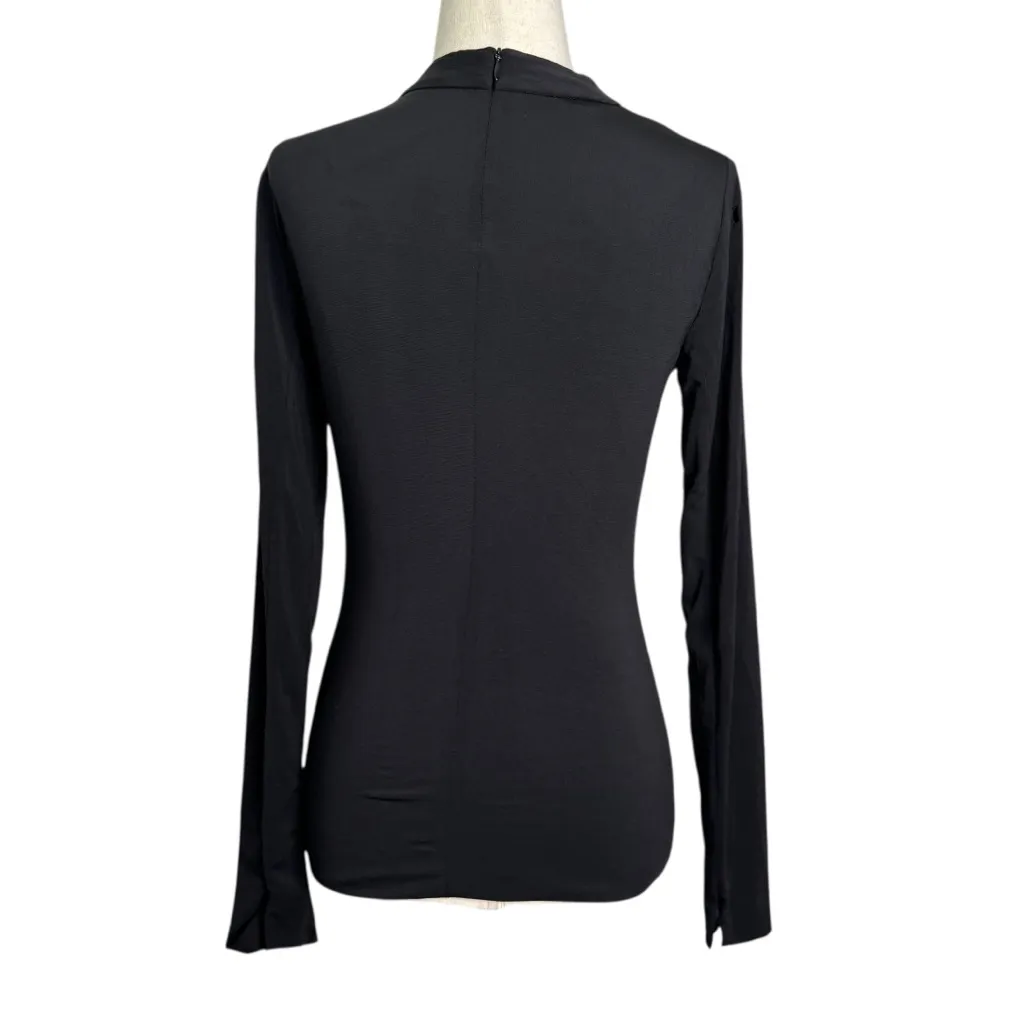 Adam Lippes Wrap Neck Jersey Top - Image 6