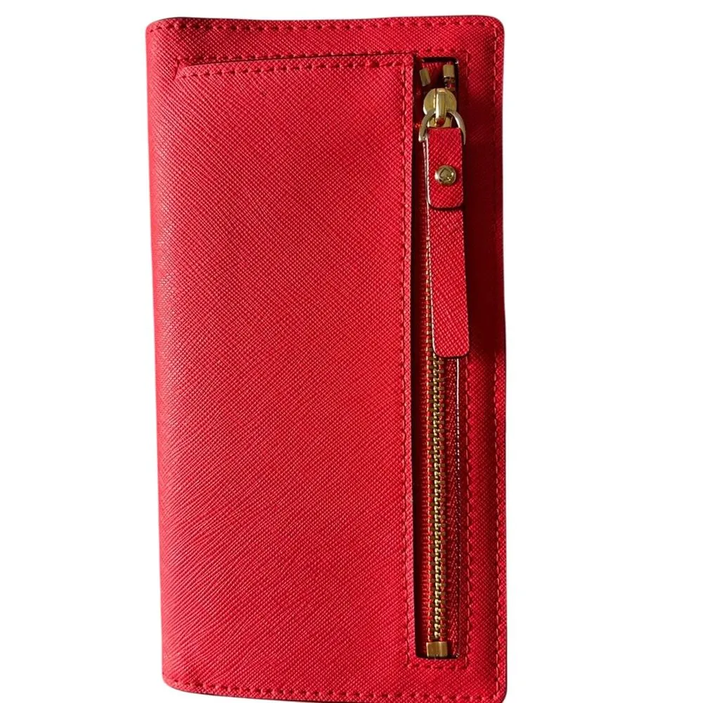 Kate Spade Saffiano Pink Leather Bi Fold Wallet - Image 3