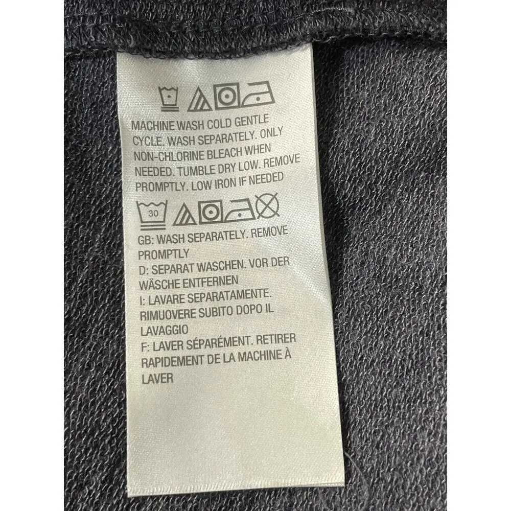 LOGO Lounge by Lori Goldstein Zip Front Cardigan Lace Back Blackberry Medium - Image 9