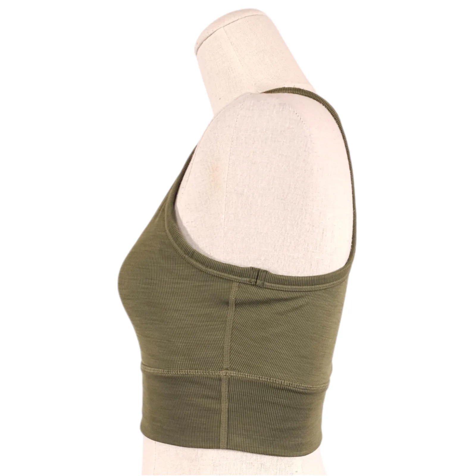 Prana Becksa Bralette Cargo Green Heather Sz Extra Small - Image 2