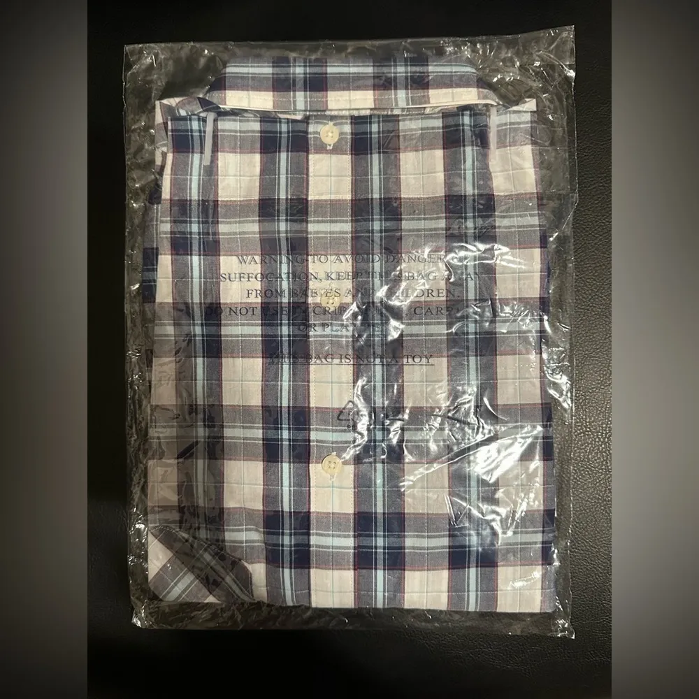 NWT UNTUCKit Sorbo Button Down Long Sleeve Plaid Shirt - Image 3