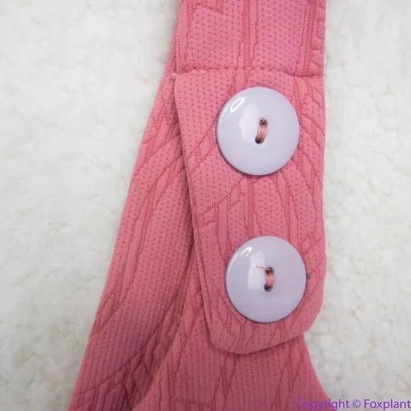 NEW Seea x‎ Free People Georgia bikini top flamingo pink, M Pink Size M - Image 8