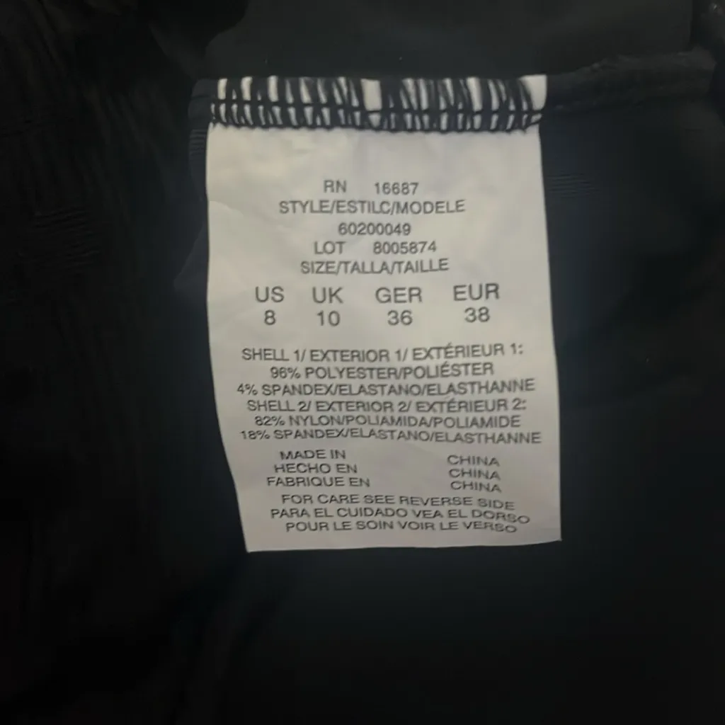 ShapeSolver by Penbrooke NWT One Piece Swimsuit Black Size 8 - Image 7