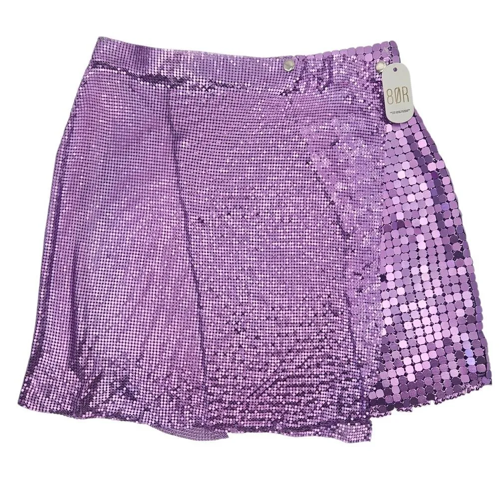8‎ Other Reasons Colorblock Chainmail Set Pink Purple XS-S - Image 8