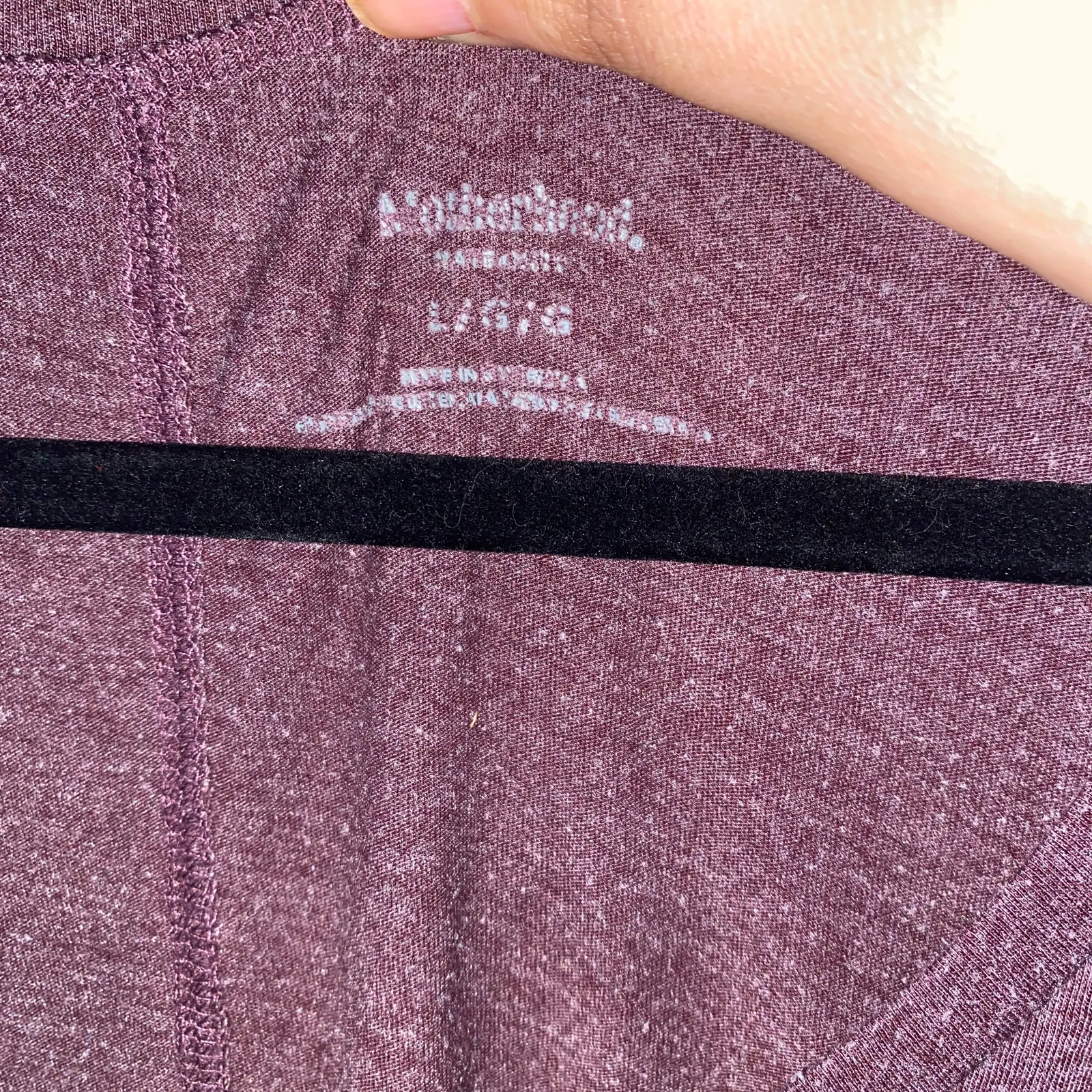 Motherhood Maternity Purple 3/4 Sleeve T-Shirt Women's Size Large - Image 3