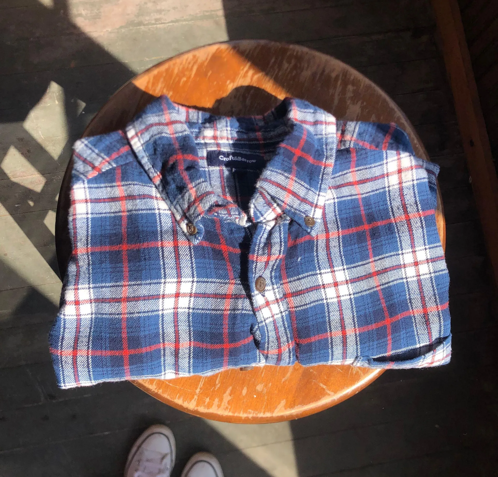 Croft & Barrow Vintage Oversized Flannel - Image 4