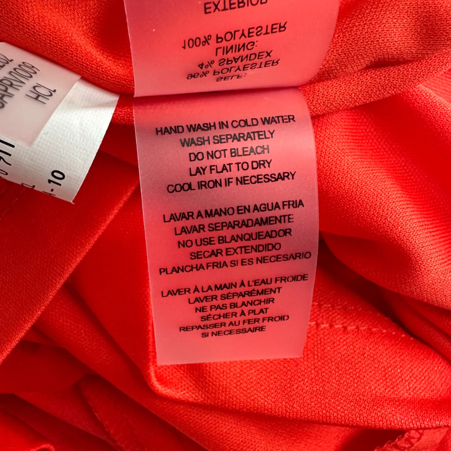 Siena Keyhole Bodycon Dress size 10 Cap Sleeves Twist Crepe Scuba NWT Orange - Image 11