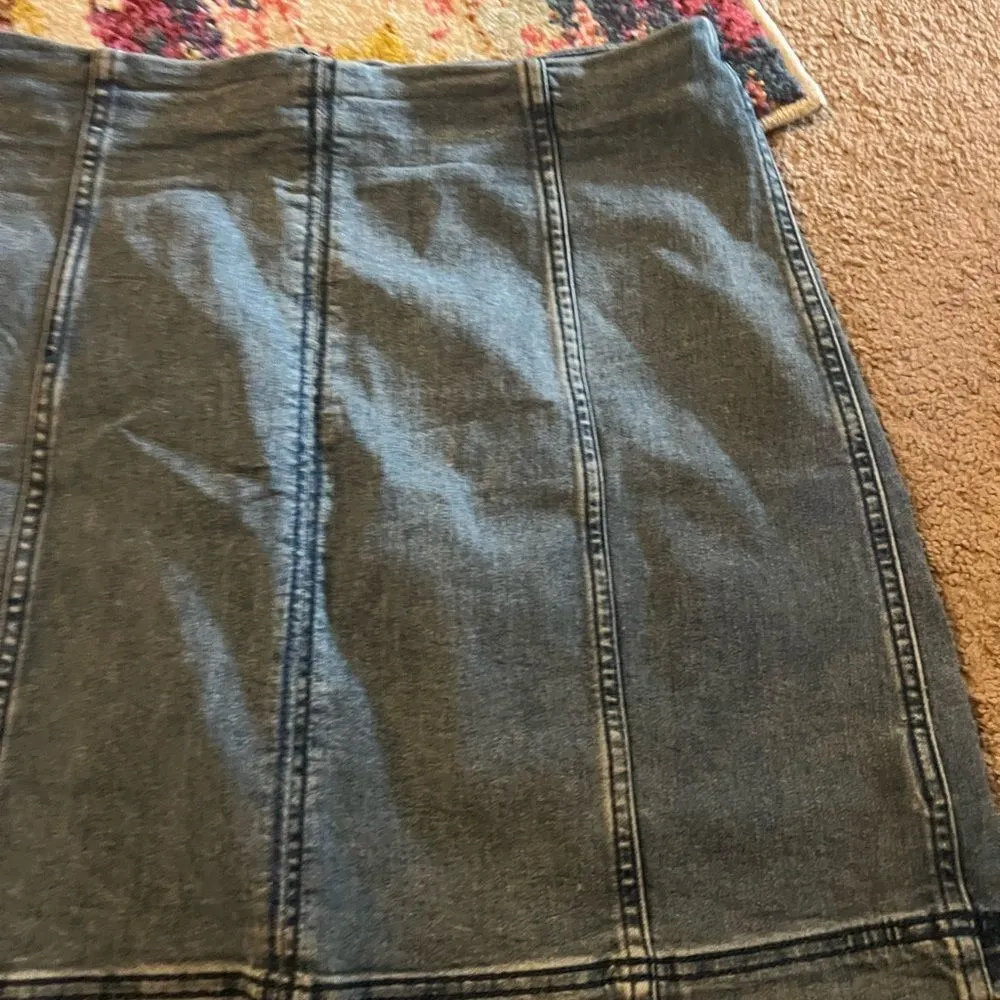 Free people denim skirt 12 - Image 6