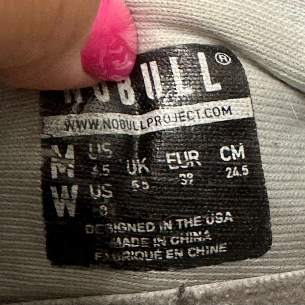 Nobull Project Knit Runner Diamond Mesh White Gum Running Shoes Women Sz 8 - Image 5