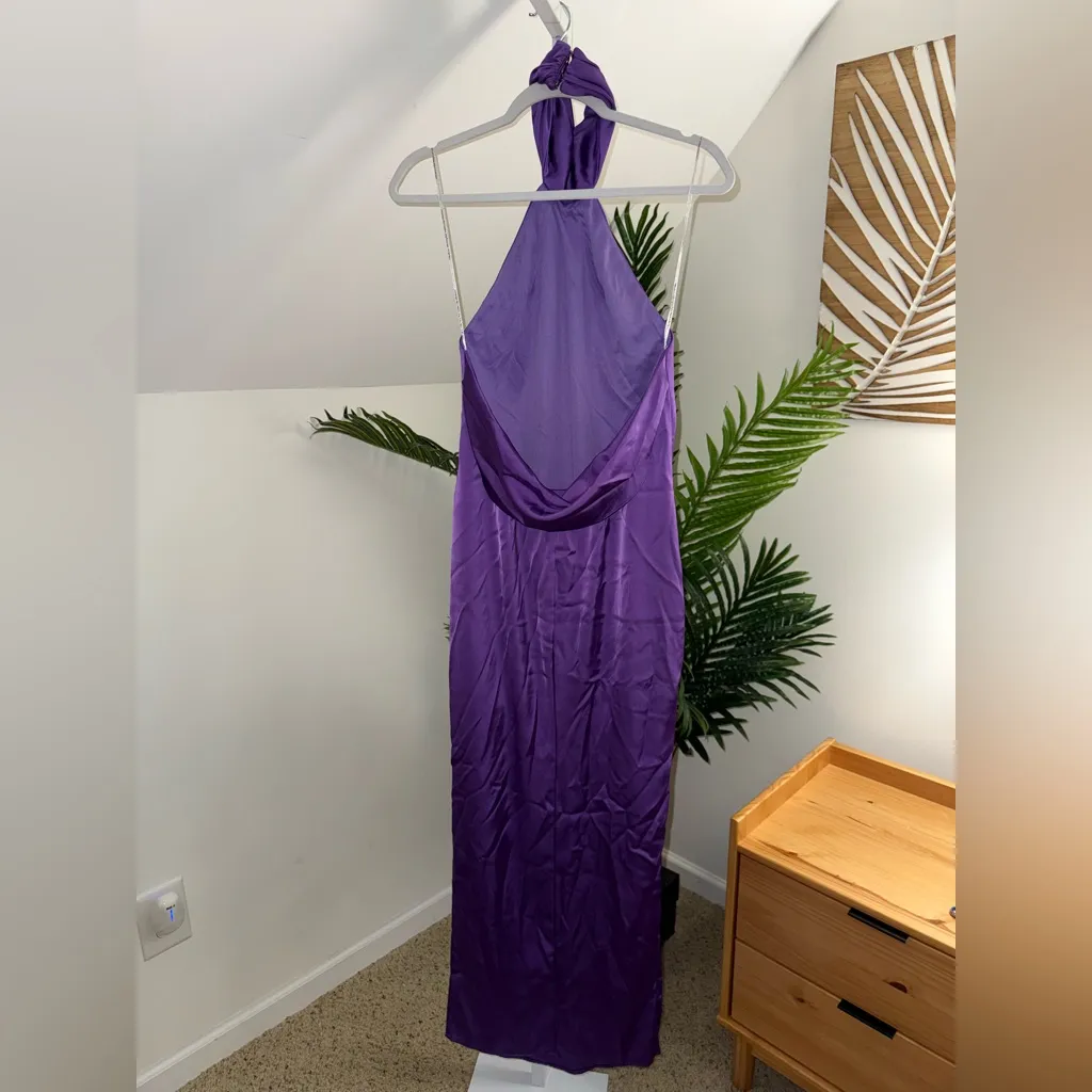 Katie‎ May Sidrit Gown in grape Small - Image 5