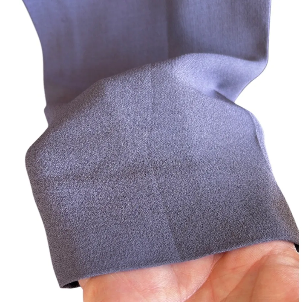 EUC Eileen Fisher One Button Silk Top Deep Lavender Size Small - Image 4