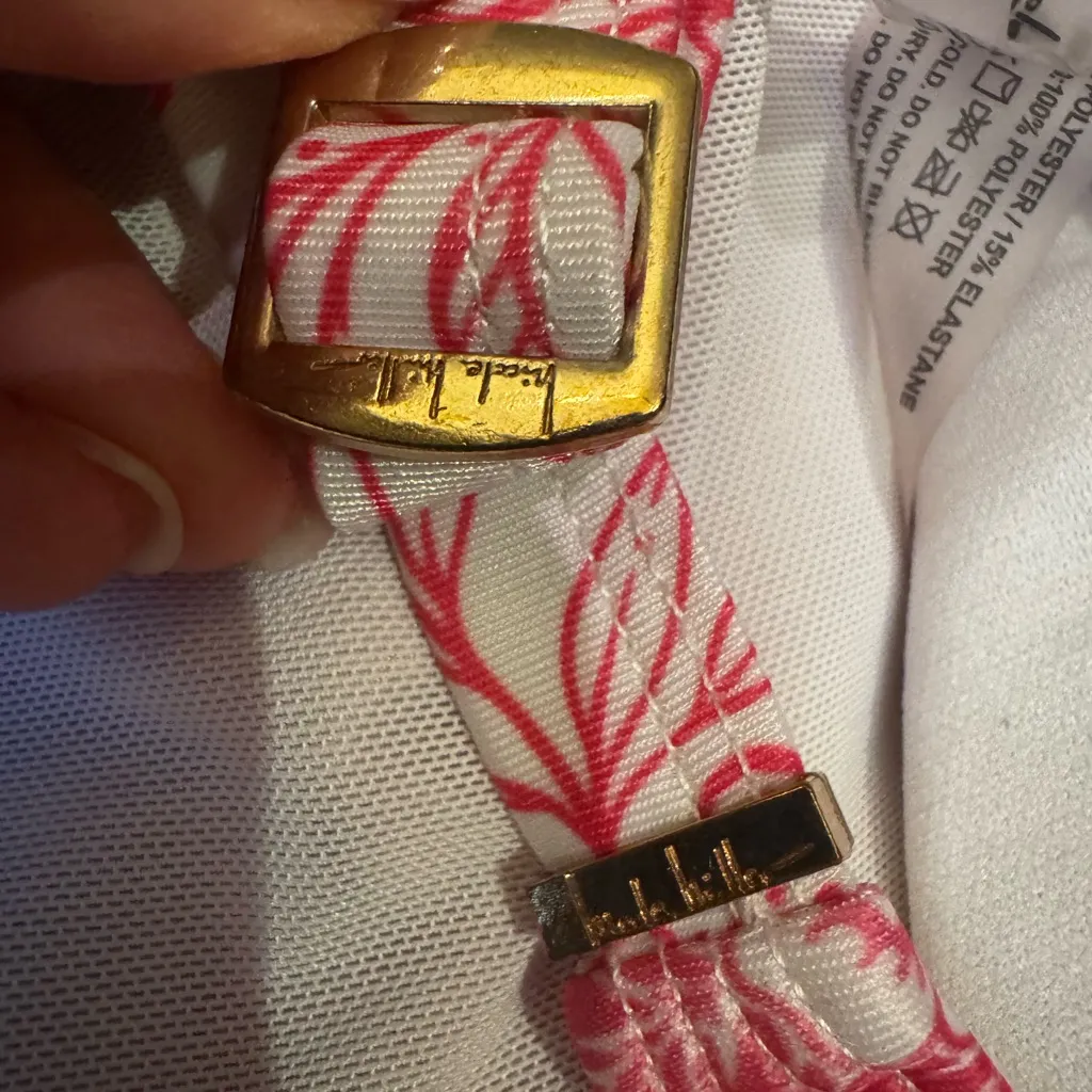 Nicole Miller Studio Tankini & Ruffle Skirt Bottom Bathing Suit Set Vacation Set Pink - Image 7