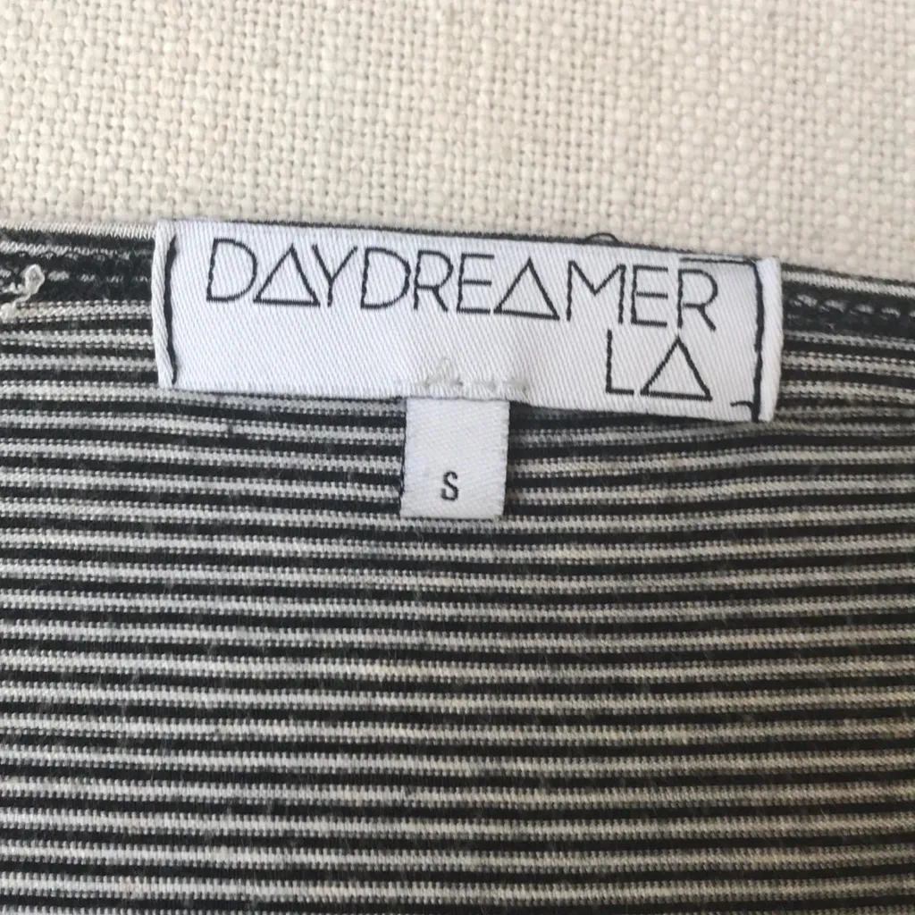 UO Daydreamer LA Striped Crochet Top - Image 3